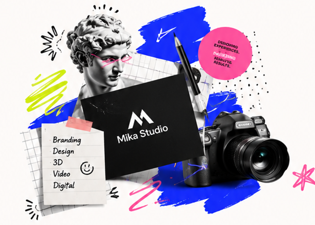 Mika Studio creative collage