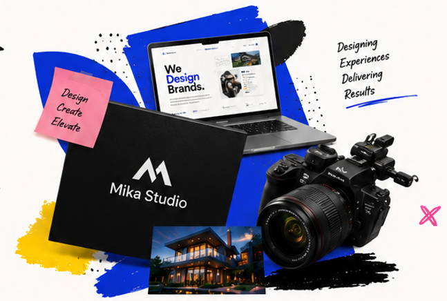 Mika Studio creative collage